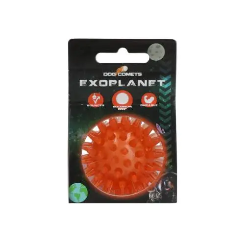 Hračka pro psy - Dog Comets Exoplanet Spiky Ball S Orange