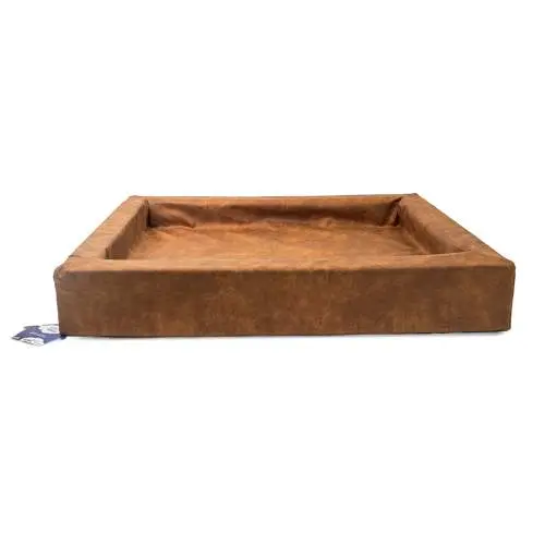 Tašky, přepravky a klece pro psy - Let's Sleep Comfy Cushion Dog Basket L Cognac