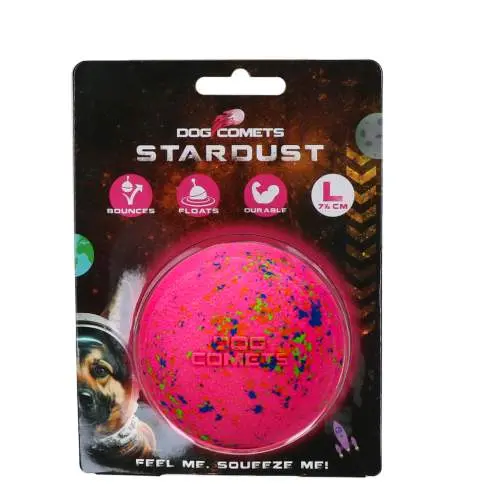 Hračka pro psy - Dog Comets Stardust Pink L