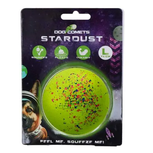Hračka pro psy - Dog Comets Stardust Green L