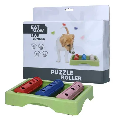 Hračka pro psy - Eat Slow Live Longer Puzzle Roller