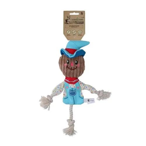 Hračka pro psy - Garden Paws Scarecrow Calvin Crow S
