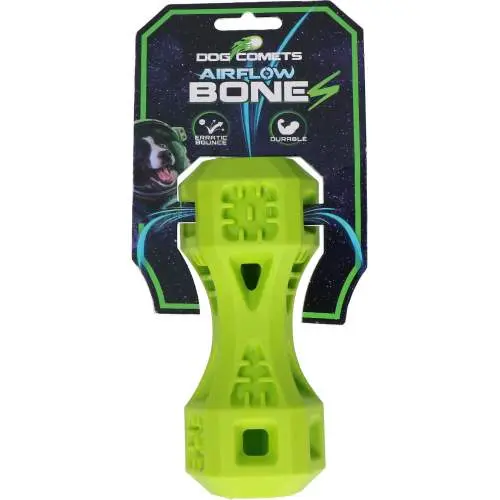 Hračka pro psy - Dog Comets Airflow Bone Green S