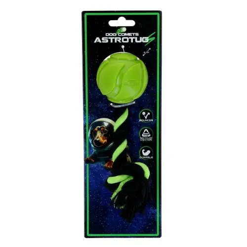 Hračka pro psy - Dog Comets AstroTug Green