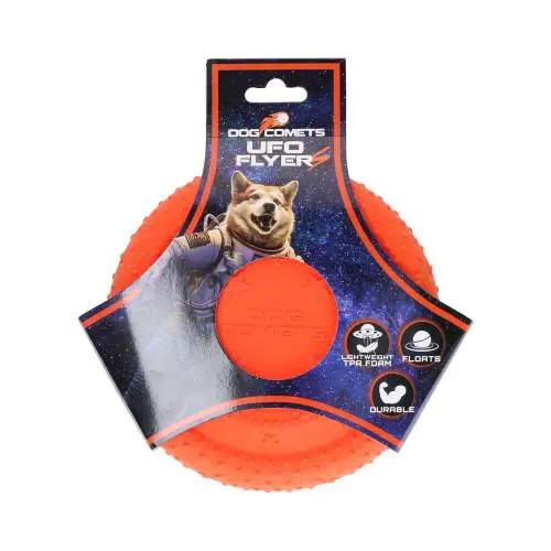 Hračka pro psy - Dog Comets UFO Flyer Orange S