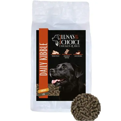 Granule pro psy - Luna's Choice Adult Chicken/Rice 4 kg