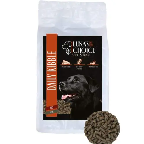 Granule pro psy - Luna's Choice Adult Beef/Rice 4 kg