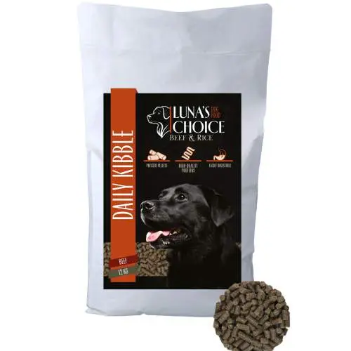 Granule pro psy - Luna's Choice Adult Beef/Rice 12 kg