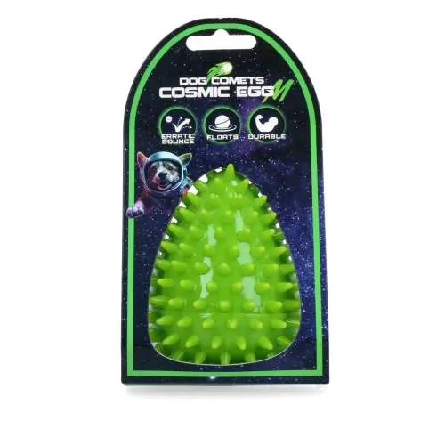 Hračka pro psy - Dog Comets Cosmic Egg Green M