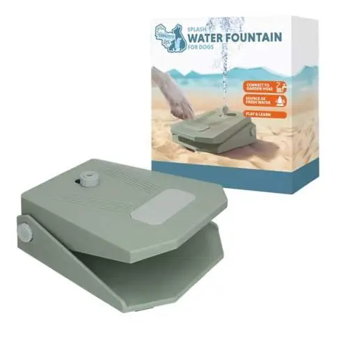 Hračka pro psy - Coolpets Splash Water Fountain Olive green