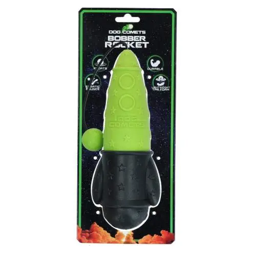 Hračka pro psy - Dog Comets Bobber Rocket Green