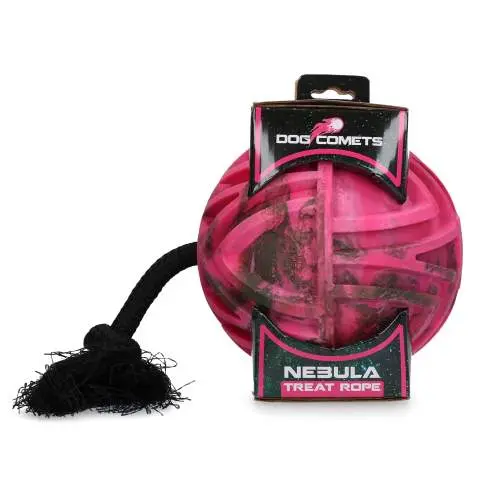 Hračka pro psy - Dog Comets Nebula Treat Rope Pink