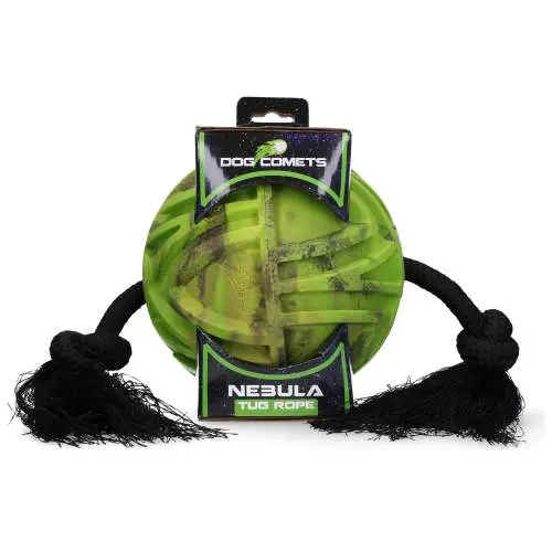 Hračka pro psy - Dog Comets Nebula Tug Rope Green