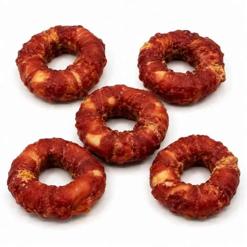 Jofi Snack 2026 Donut 10 cm buvolí kůže obalená kachnou 2kg