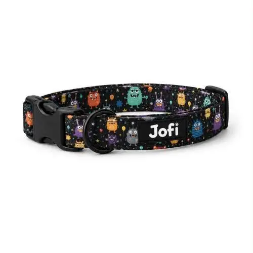 Jofi obojek pro psy Monster Planet, S, 28–43 cm
