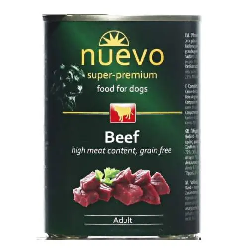 Nuevo pes adult Hovězí konz. 800g