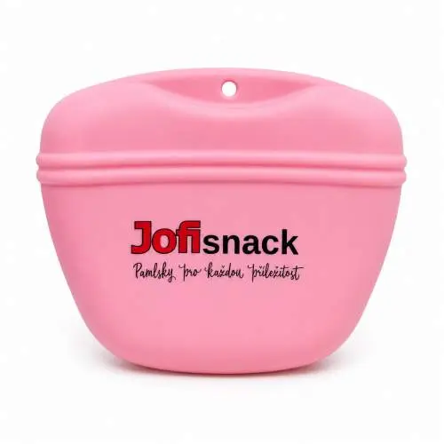 Pamlskovník Jofi Snack 13 x 11cm, růžová