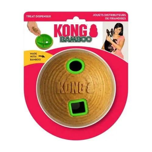 KONG Bamboo Feeder Ball M, 13cm