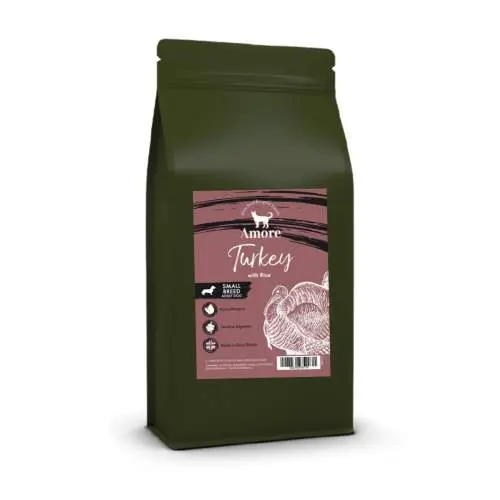 Amore Nature's Green Small Breed Turkey & Rice 1.5kg