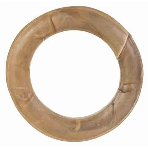 Kroužek velký z buvolí kůže 15cm, 1ks