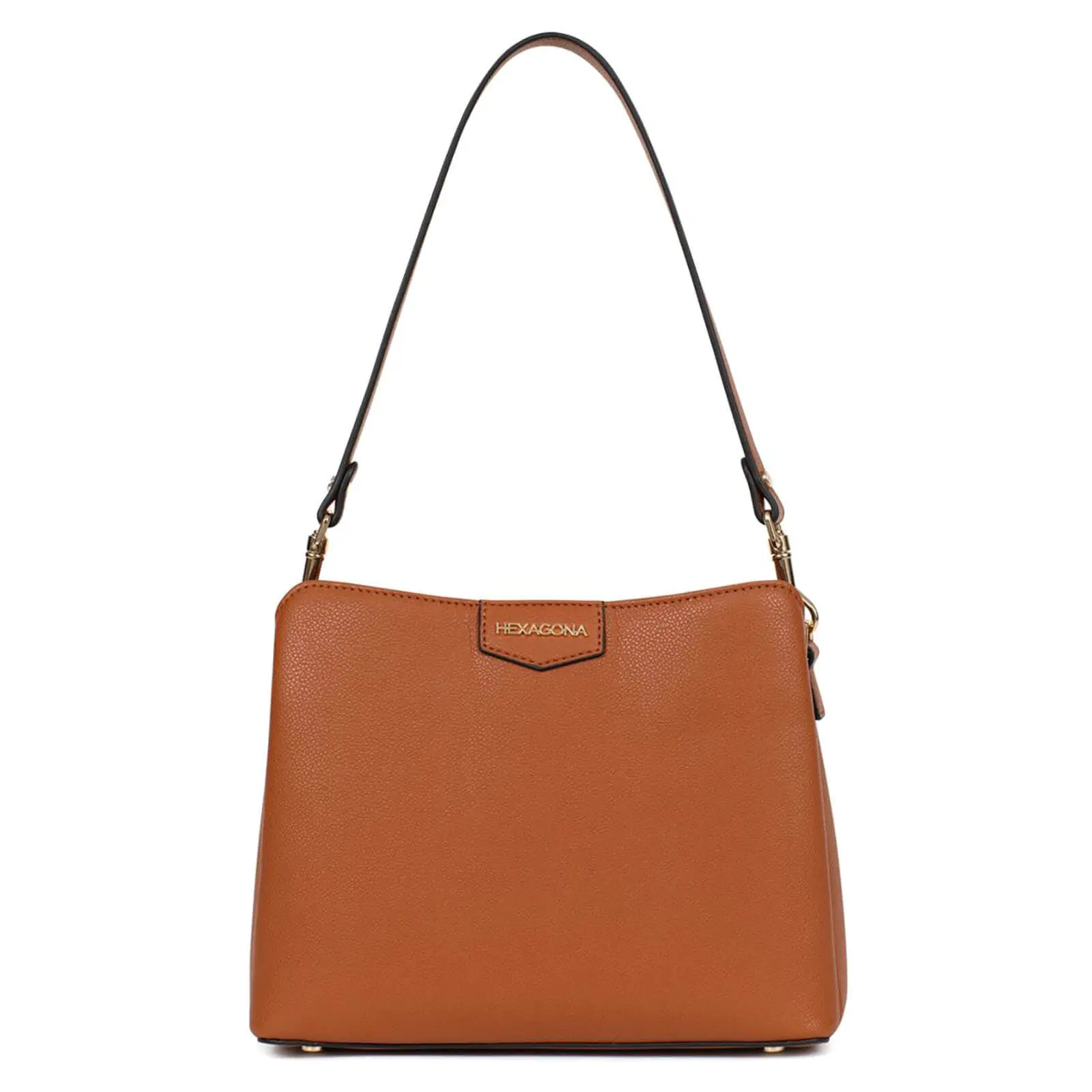 Dámská crossbody kabelka Hexagona Sanna - hnědá