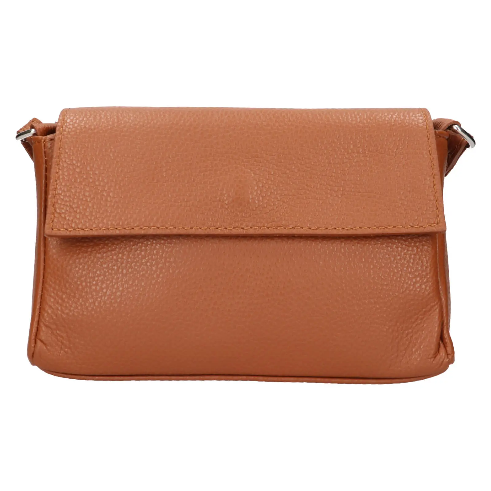 Dámská kožená crossbody kabelka Italia Darina - hnědá
