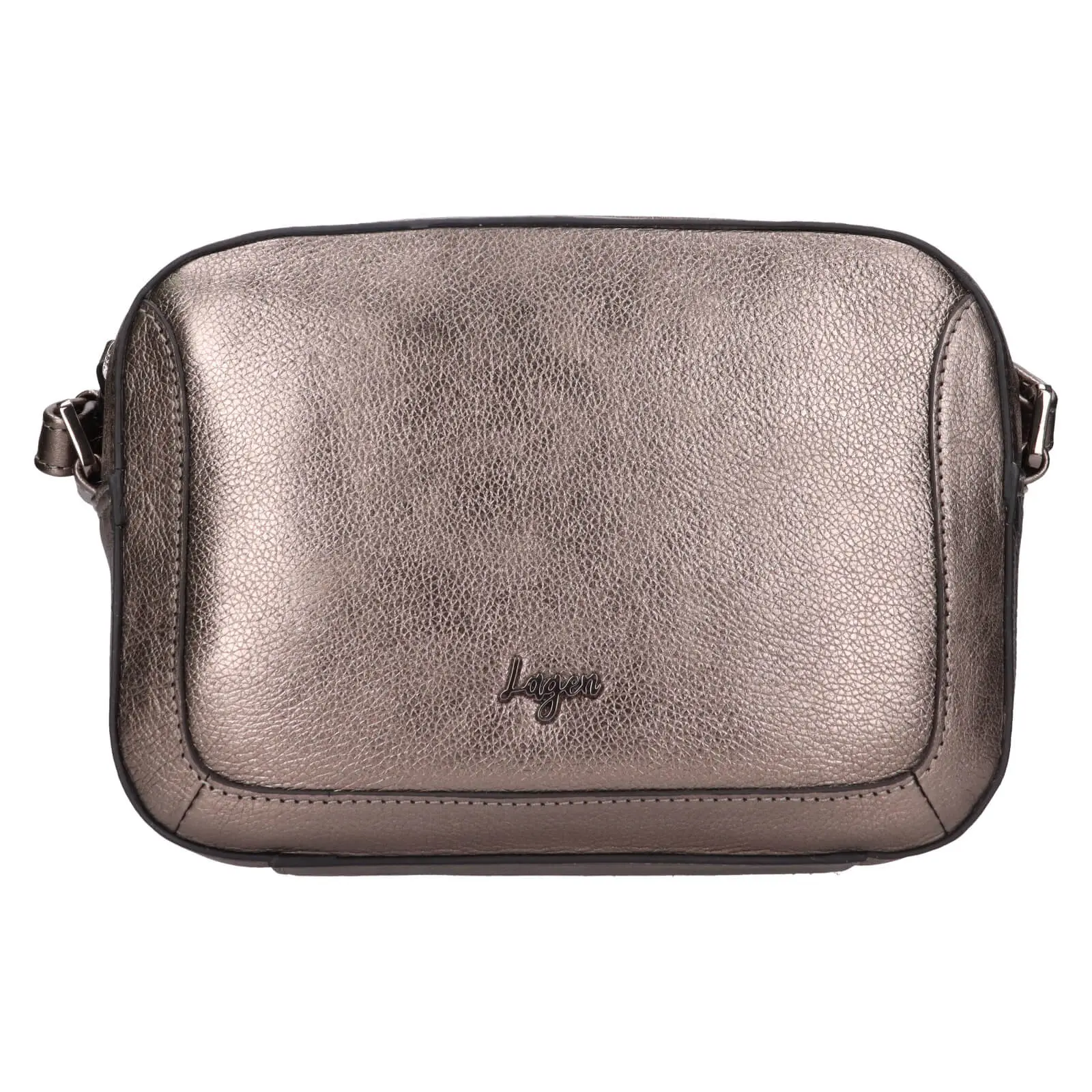 Dámská crossbody kabelka Lagen Vibeke - stříbrná