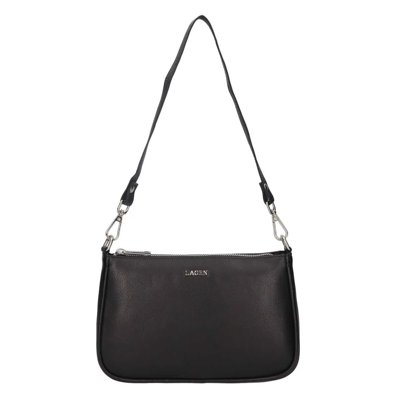 Dámská crossbody kabelka Lagen Fialet - černá