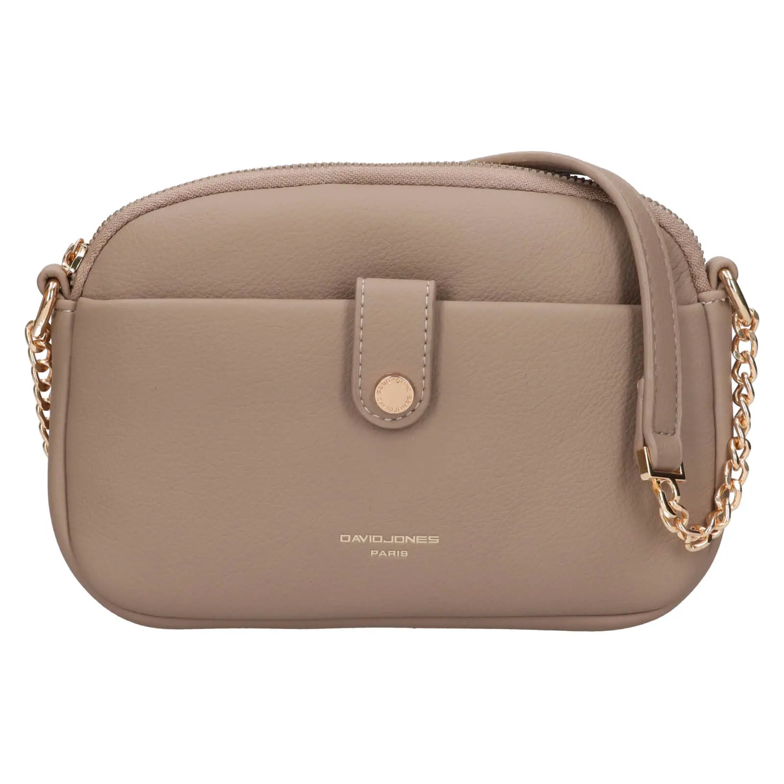 Dámská crossbody kabelka David Jones Diseta - tmavě béžová