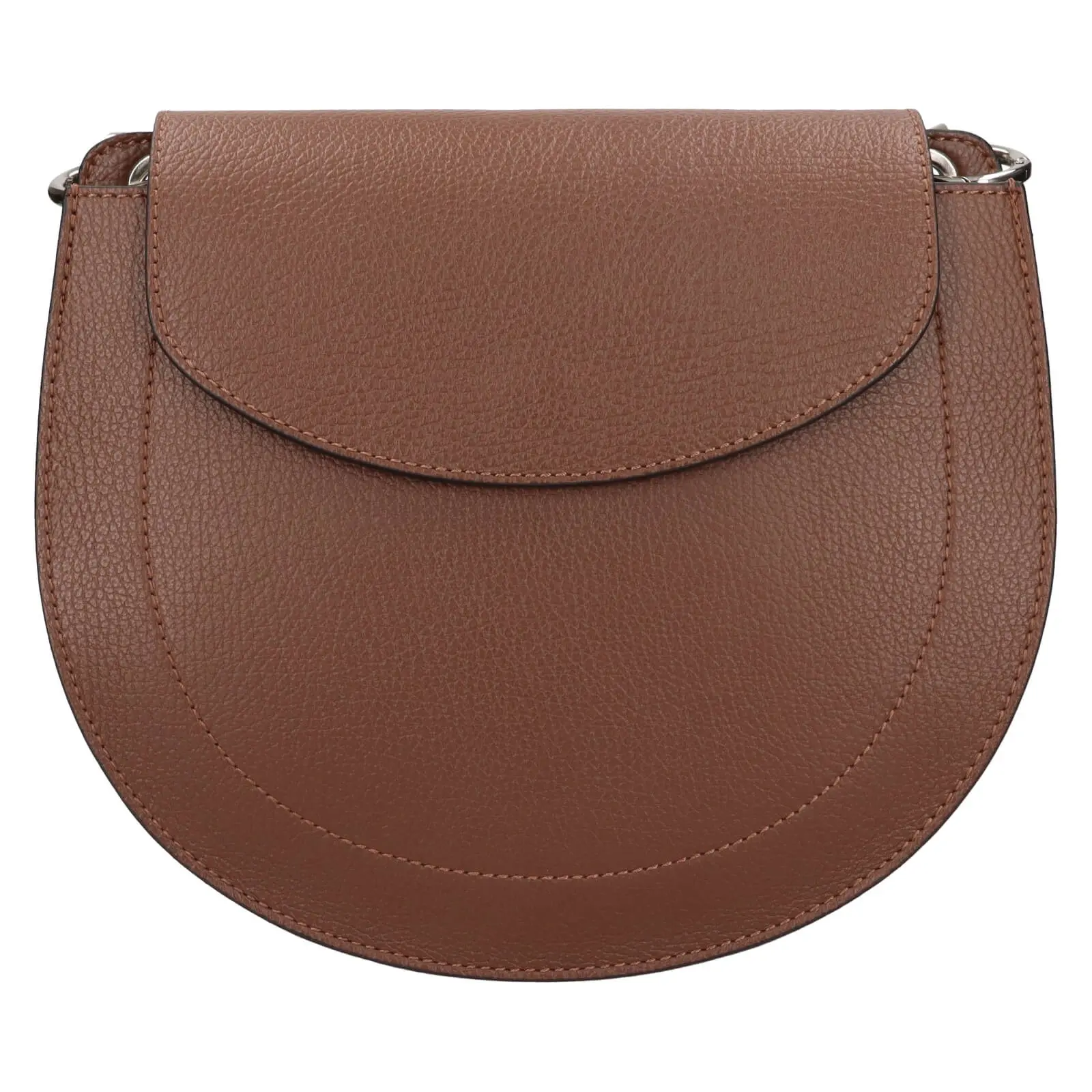 Dámská kožená crossbody kabelka Italia Locita - hnědá