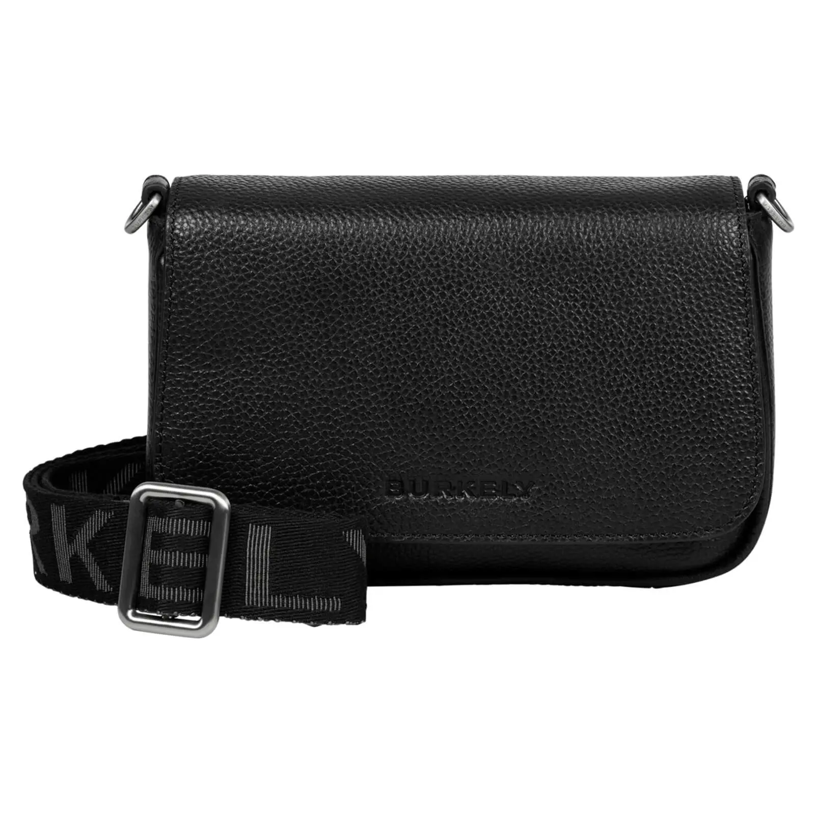Dámská crossbody kožená kabelka Burkely Ava - černá