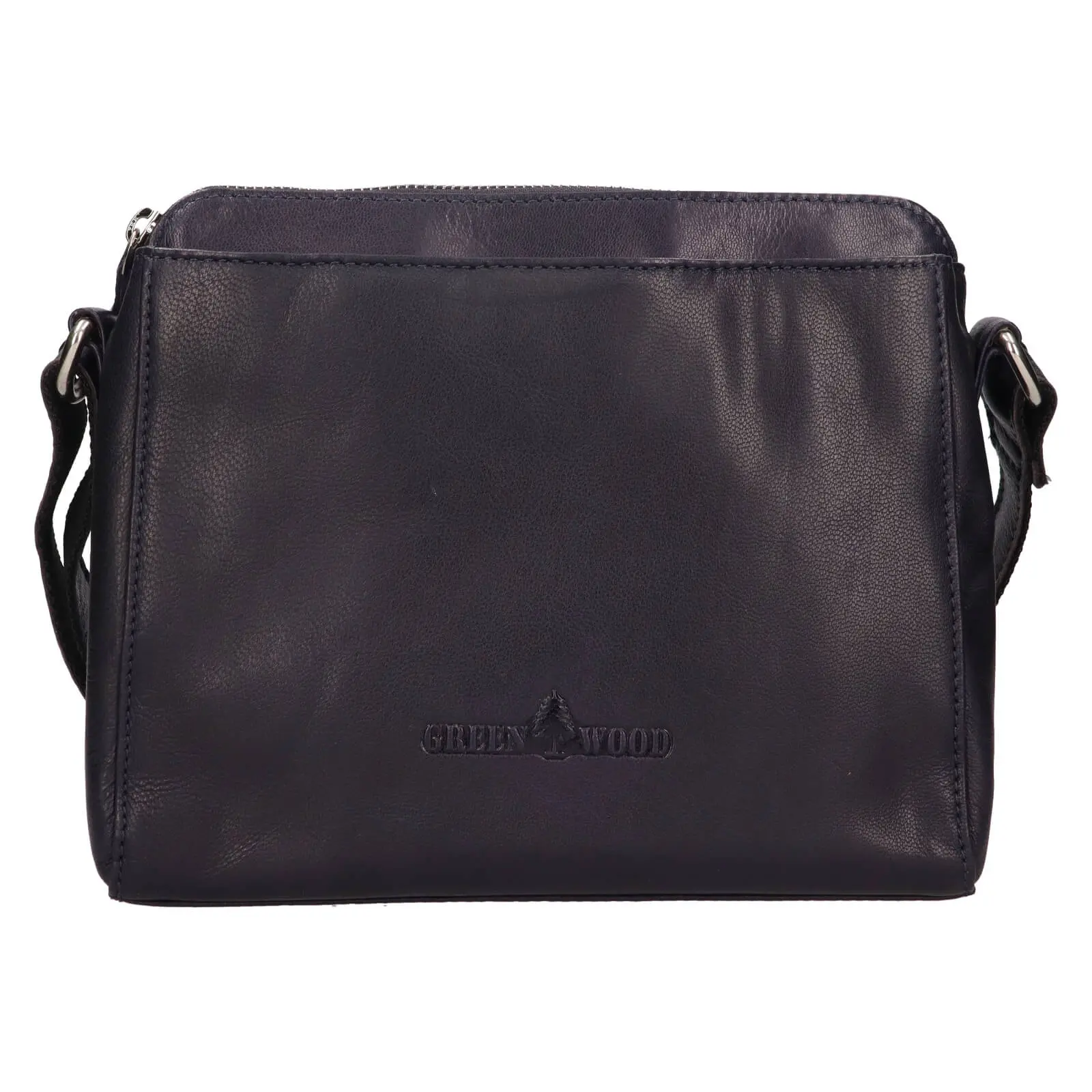 Dámská kožená crossbody kabelka Greenwood Melony - tmavě modrá