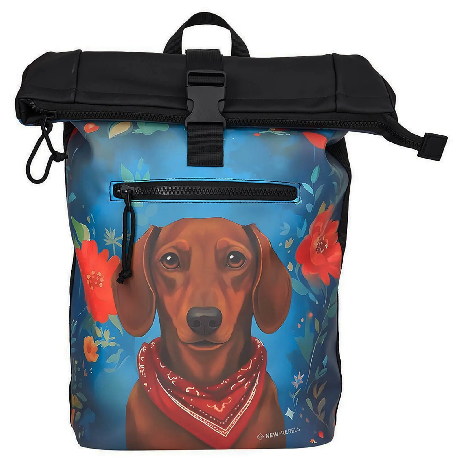 Velký rolovací batoh New Rebels Golden Dachshund