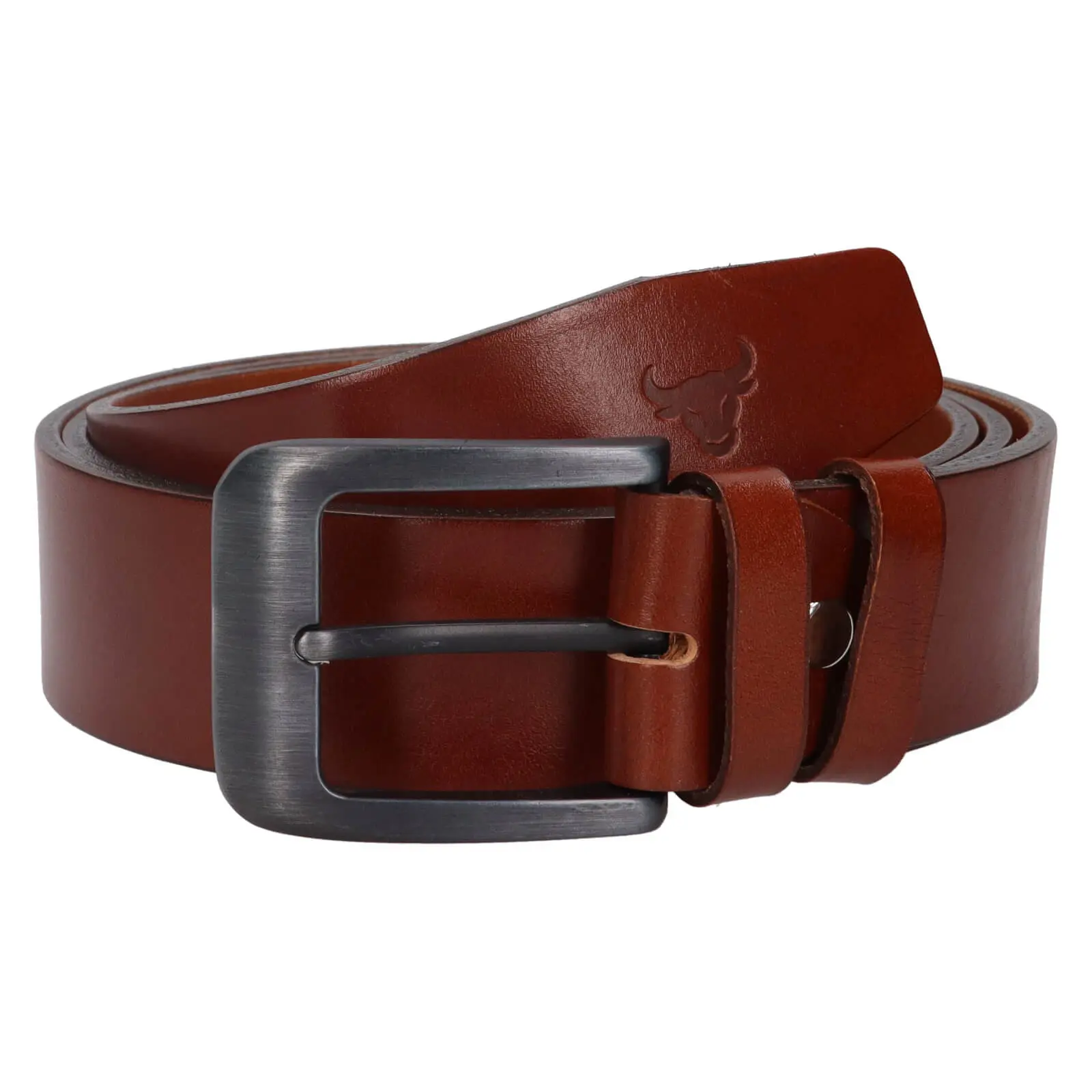 Pánský kožený opasek Belt Toro Lenny - hnědá