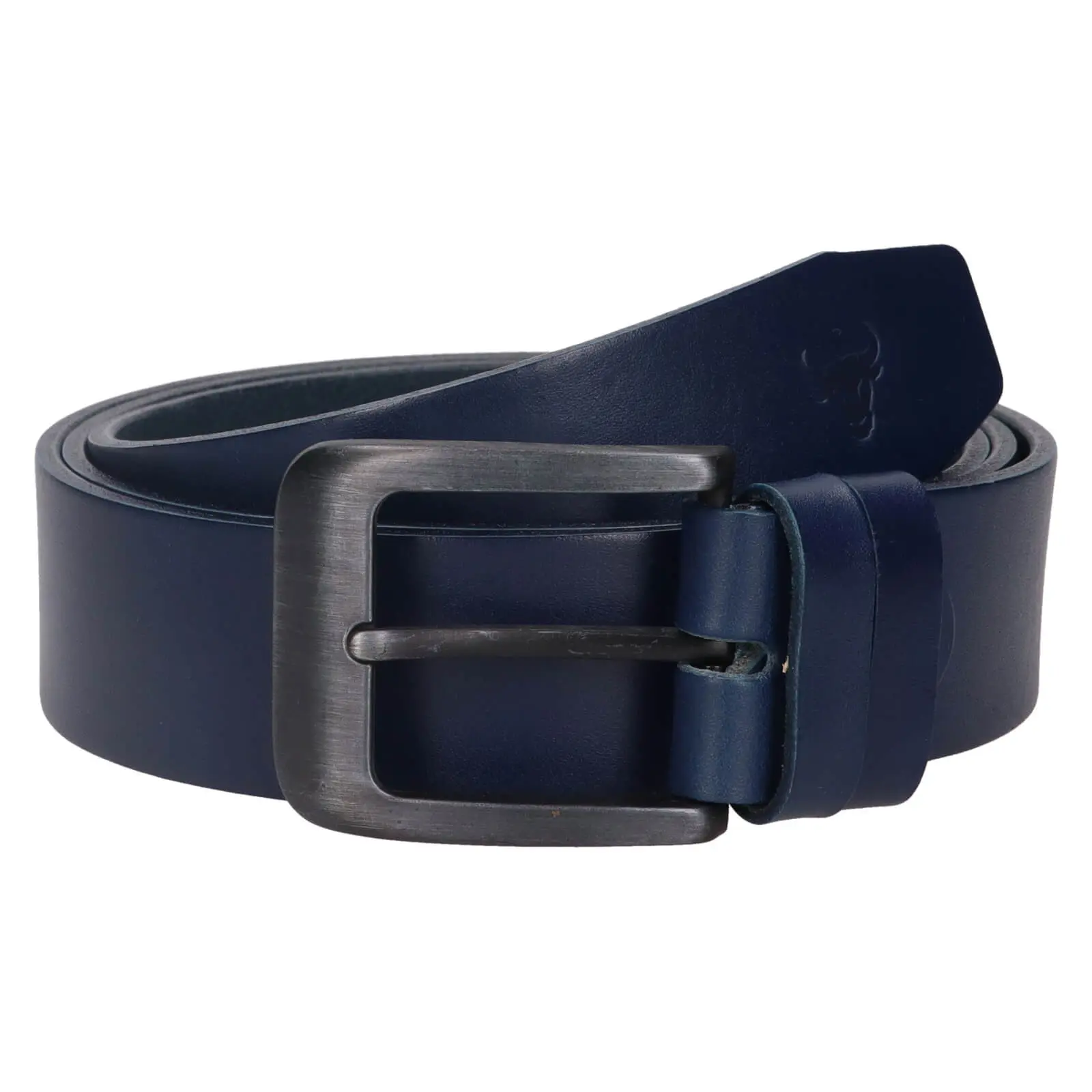 Pánský kožený opasek Belt Toro Lenny - modrá