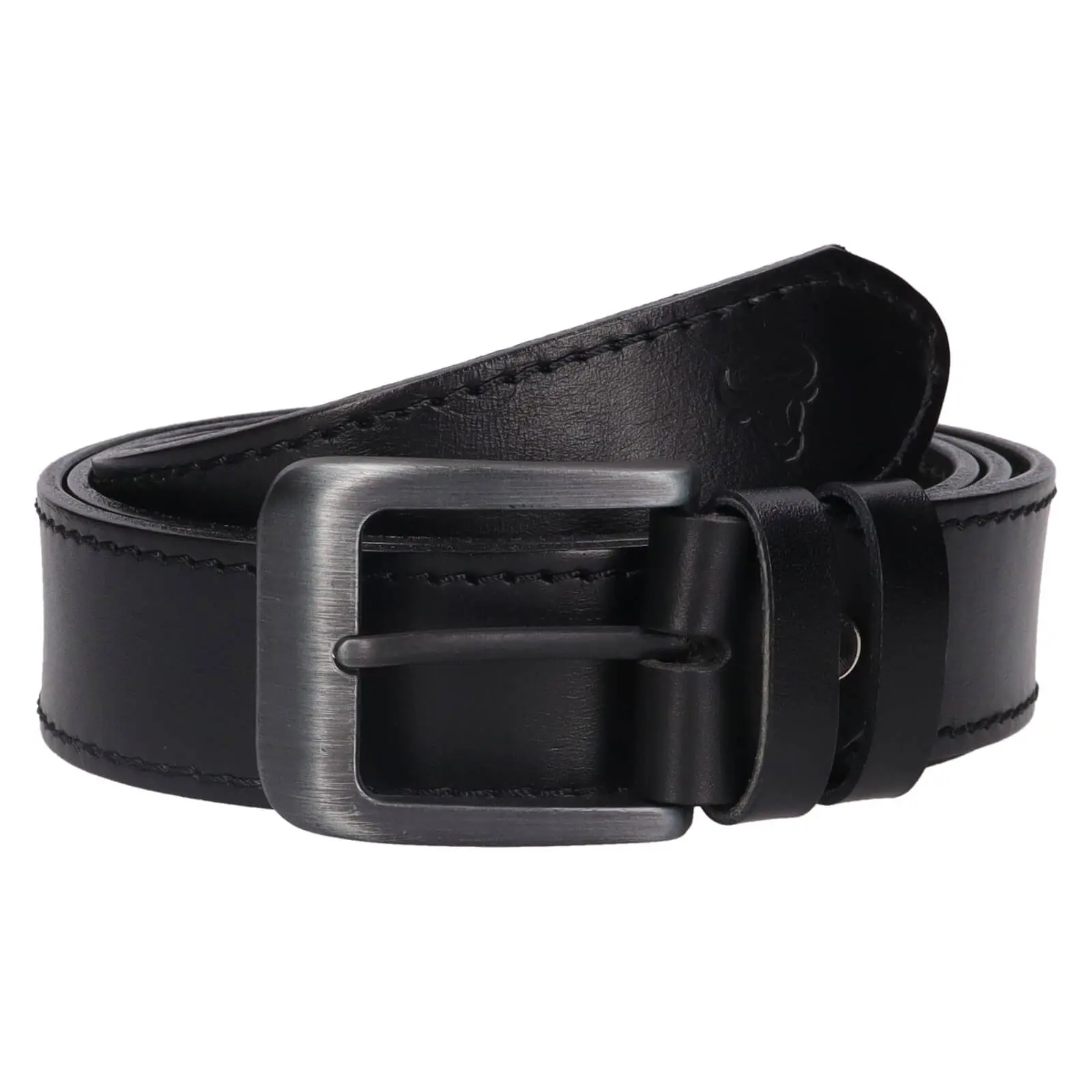 Pánský kožený opasek Belt Toro Bobby - černá