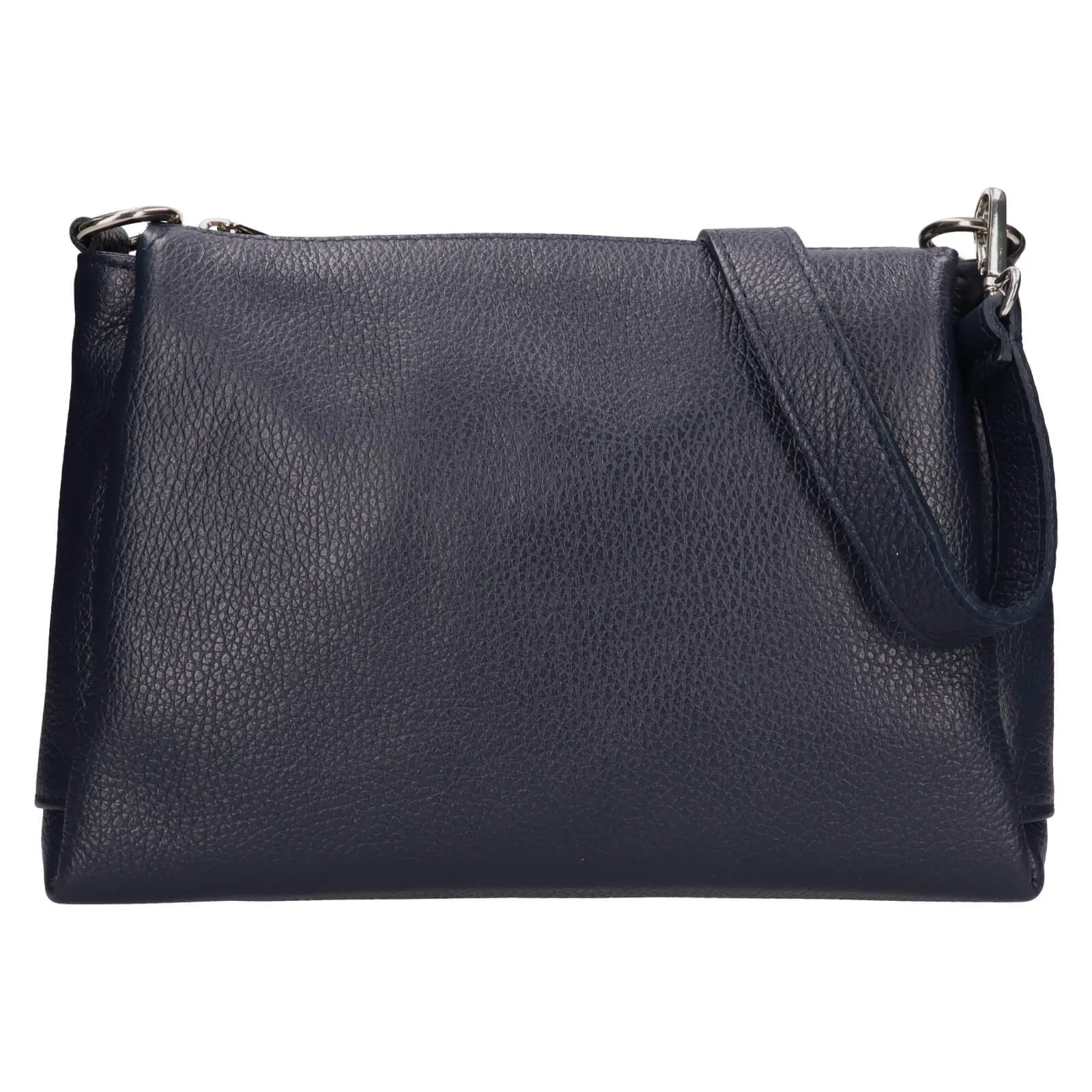 Dámská kožená crossbody kabelka Italia Tamara - tmavě modrá