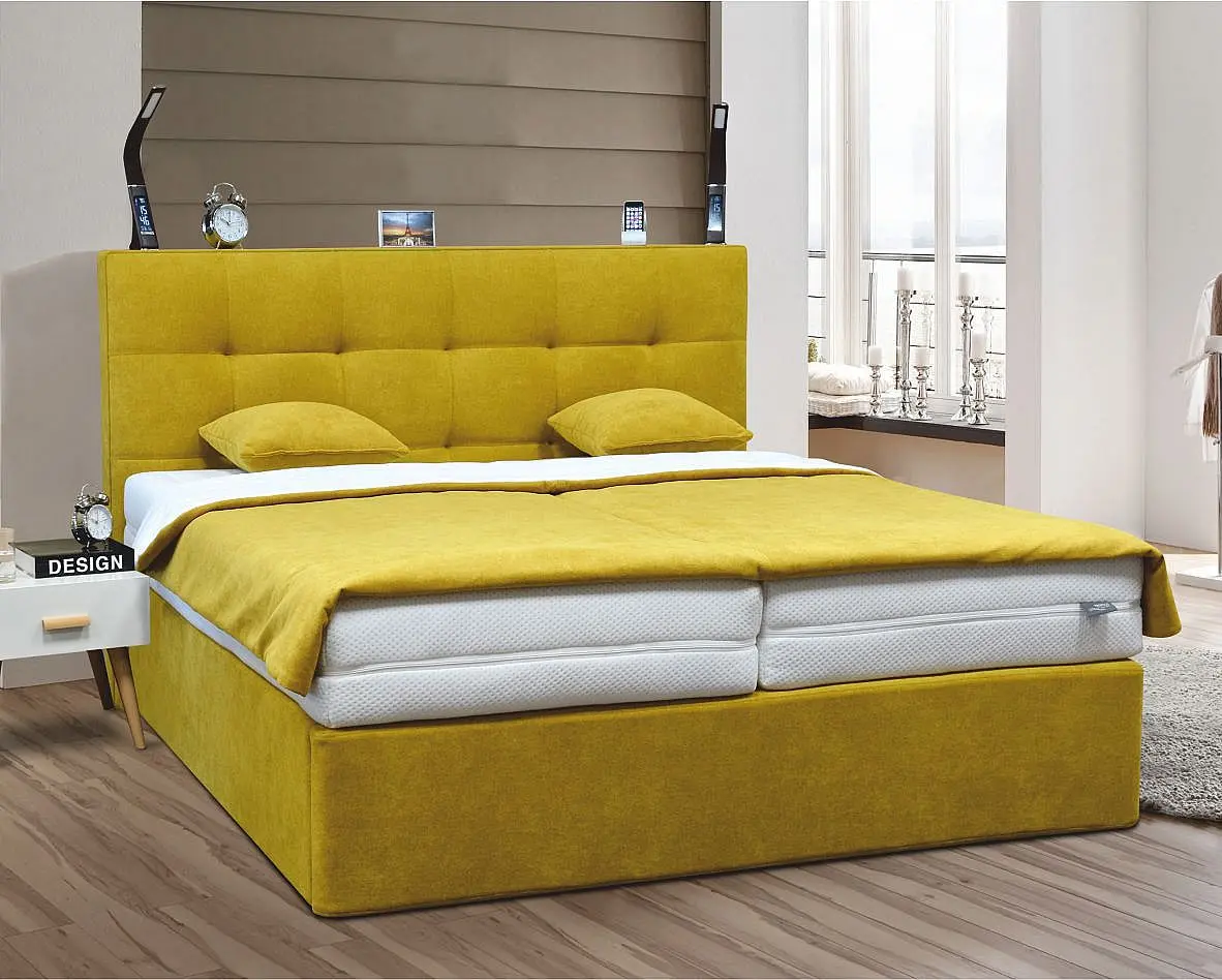 Kasvo HERALD superior 180x200 PW11 světle šedá