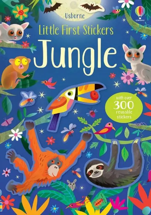 Little First Stickers: Jungle - Kirsteen Robson, Gareth Lucas (ilustrácie)
