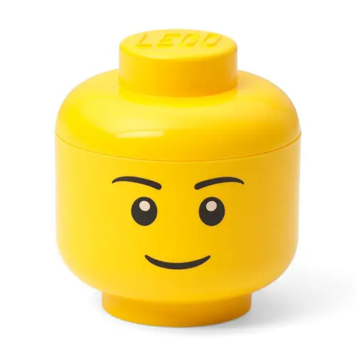 LEGO úložná hlava (mini) - chlapec