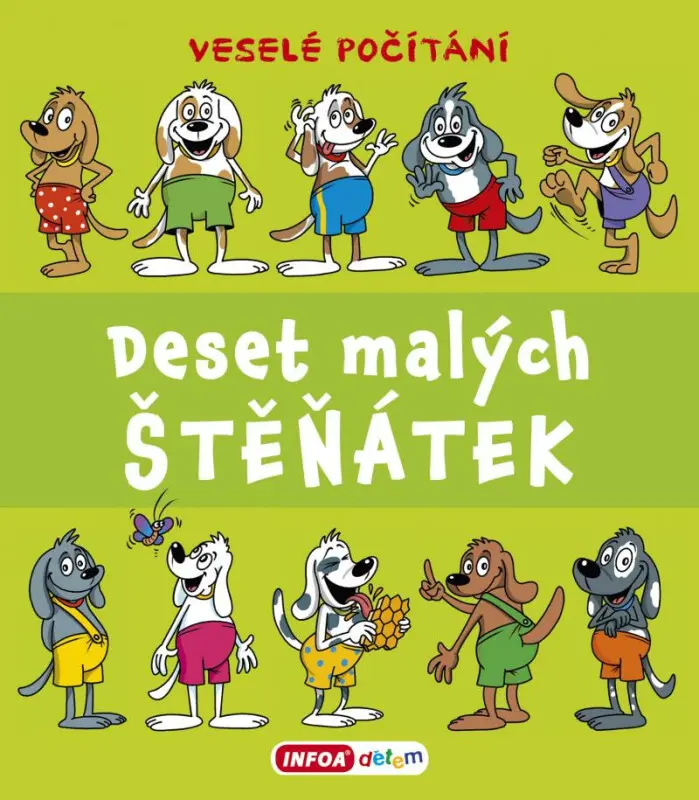 Deset malých štěňátek - Veselé počítání