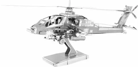 3D puzzle: vrtulník AH-64 Apache