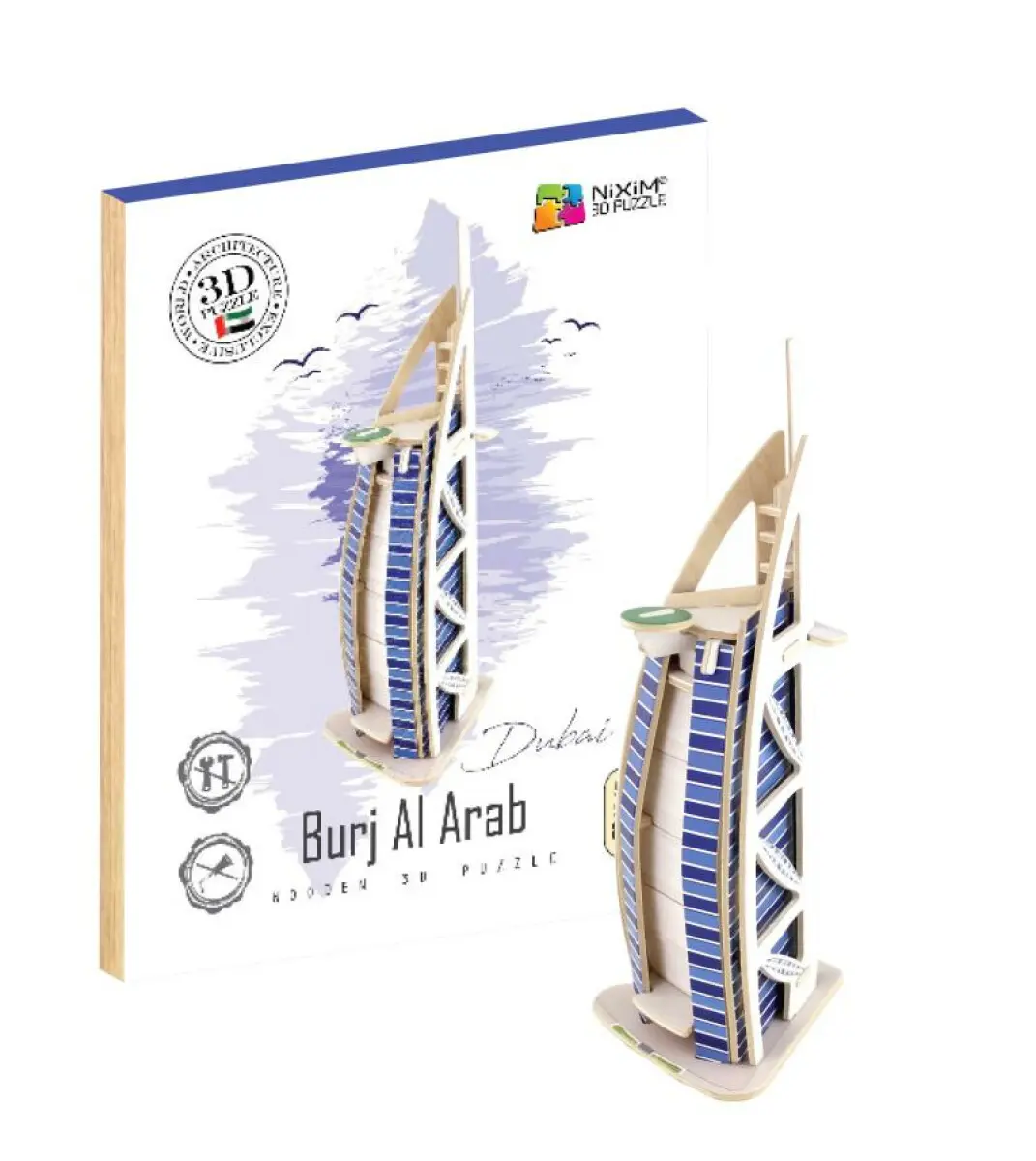 Burdž Al Arab (Drevená stavebnica)