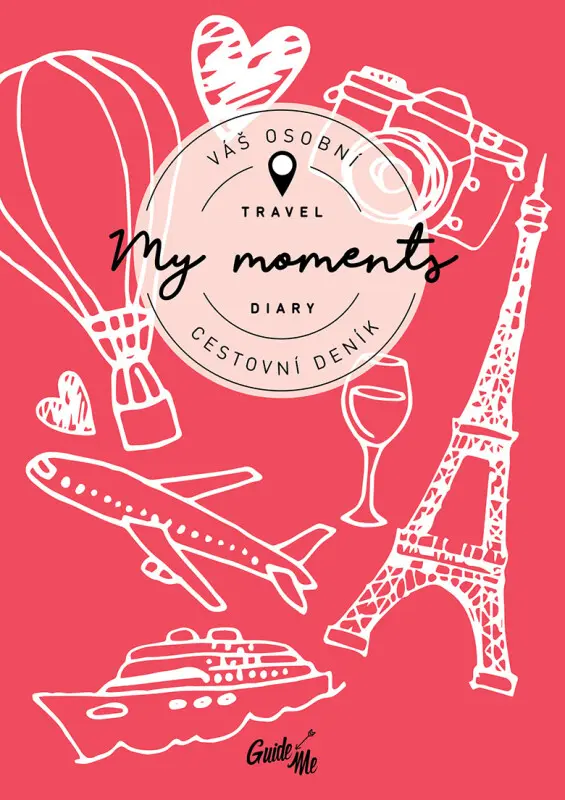 My Moments - cestovní deník / červený
