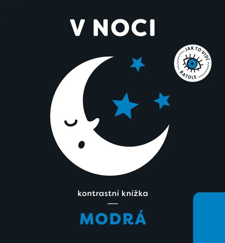 Modrá: V noci (Kontrastní knížka) - Anna Paszkiewicz