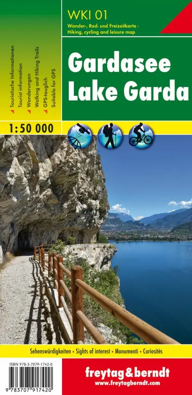 WKI 01 Gardasee 1:50 000/mapa