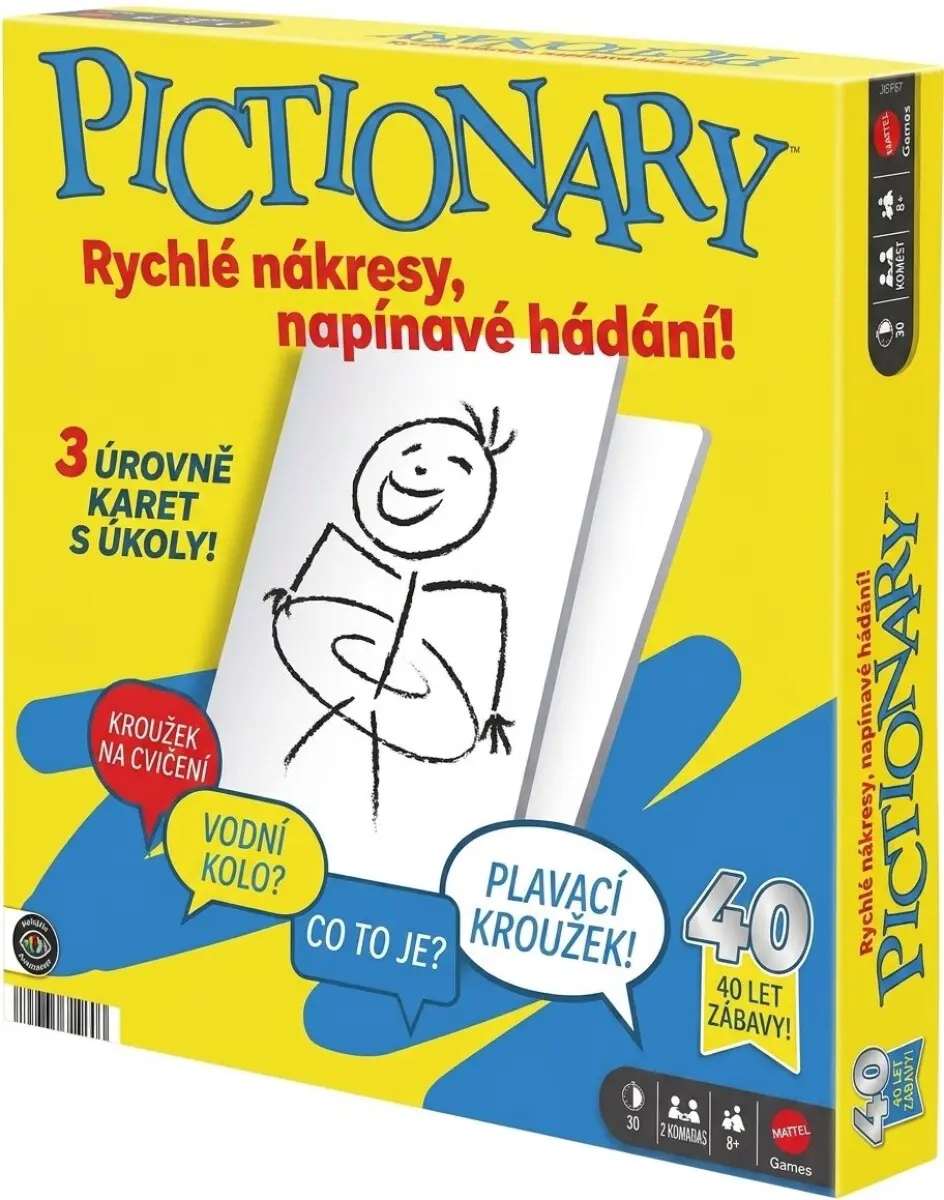PICTIONARY CZ - Hot Wheels (JGF65)