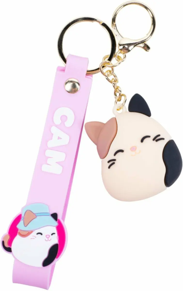 Squishmallows FIZZ Přívěsek na klíče - Kocour Cam