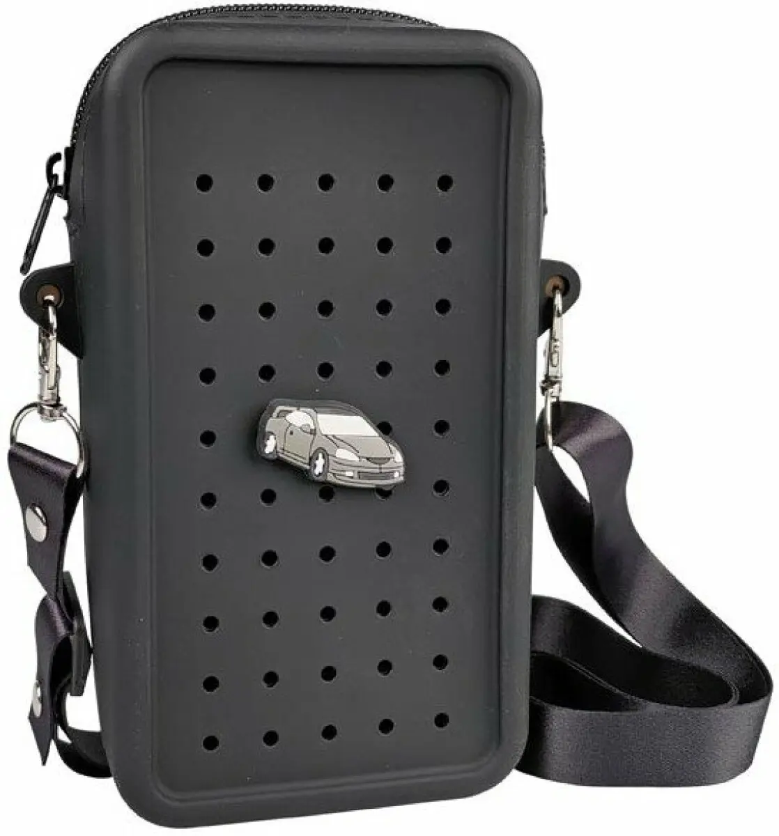 Gifty - Silikonová crossbody taštička černá + 1 pin zdarma