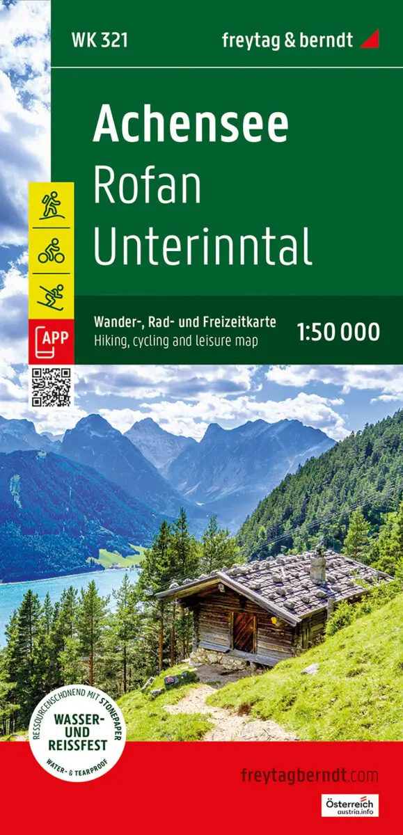 Achensee - Rofan - Unterinntal 1:50 000 / turistická mapa